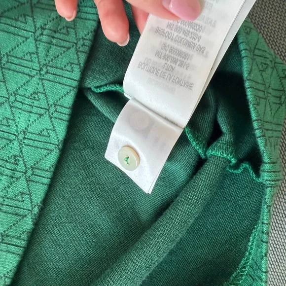 Lacoste slim fit monogram jacquard dress - Picture 4 of 5